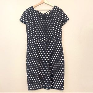 Banana Republic Polka Dot Pencil Dress
